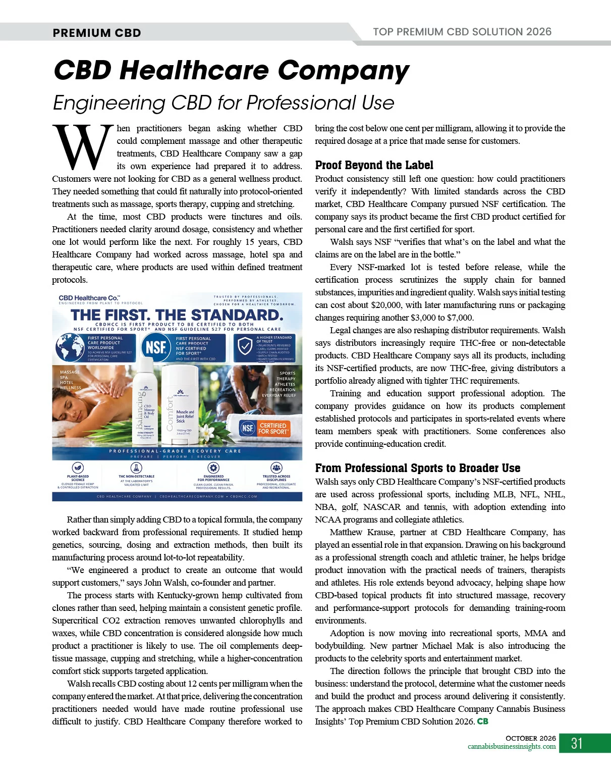  Organic CBD Oil | Cannabis Business Insights